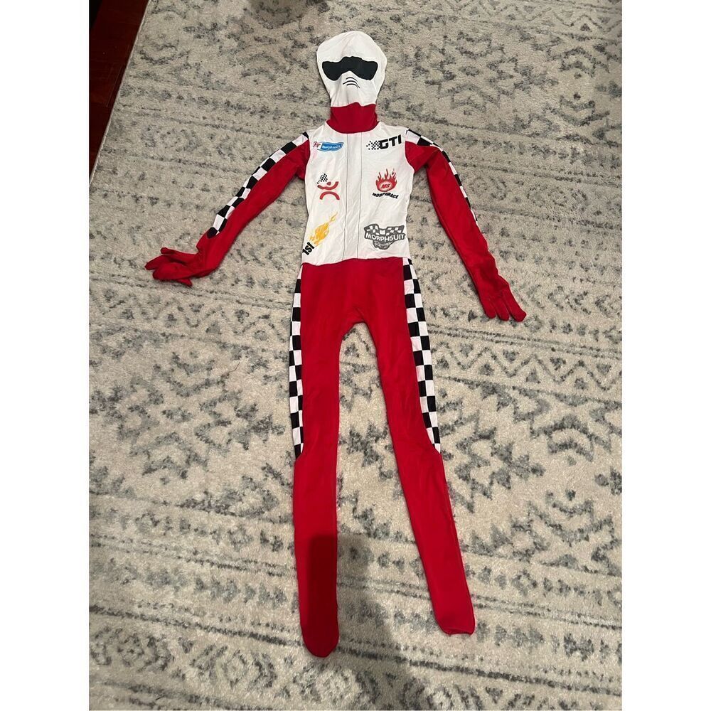 Kid’s Red and Checkered Morphsuit